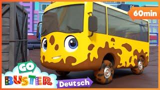 Buster Baustelle – Im Matsch steckengeblieben | Go Buster Deutsch | Cartoons für Kinder