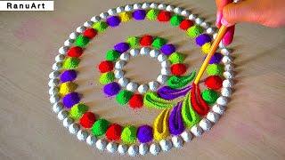 easy rangoli designs for beginners  beautiful rangoli designs for diwali Ranu Art