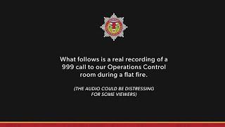 “There’s a fire in my flat” – SFRS releases real 999 call