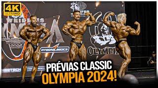 PRÉVIAS CLASSIC PHYSIQUE OLYMPIA 2024! | *confrontos em 4k*