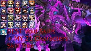 BEST Skills in Void + Normal Skill Tree (21 Characters) - Grand Chase Classic