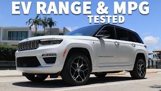 OverachiEVer! Jeep Grand Cherokee 4XE: Electric Range and Hybrid MPG Real-World Testing