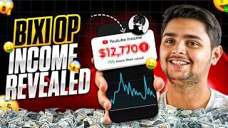 Bixi Op YOUTUBE INCOME REVEALED  | BGMI Gaming Channel Income