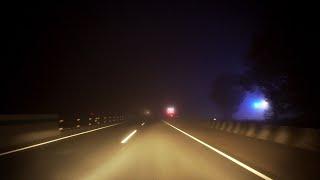 ASMR Highway Driving at Night - Seoul to Daegu in Korea (No Talking, No Music)