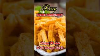 Kentang goreng crispy #food #cooking #masak