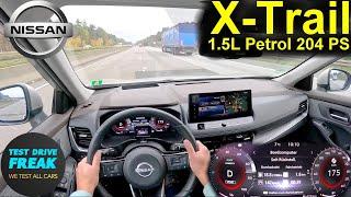 2024 Nissan X-Trail 1.5 VC-T e-Power (204 PS)  Top Speed Autobahn POV + Fuel Consumption