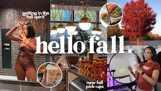 welcoming fall with open arms | days in autumn, getting in the fall spirit, new pick-ups | vlog