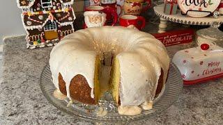 Eggnog Pound Cake