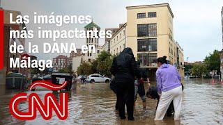 Resumen en video del paso de la DANA por Málaga, España: inundaciones, evacuados y alertas