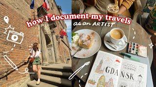 How I Document My Travels as an Artist  my tools & tips!