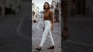 Chic Street Style: Mastering Camel & White Outfits for 2023-2024 #fashioninspiration #outfitideas