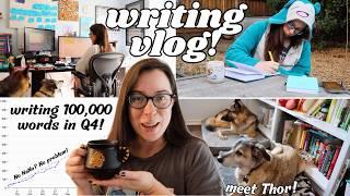 WRITING 30,000 WORDS | month 1 of the #100KQ4 challenge! 