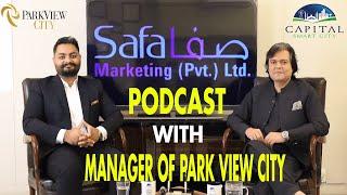 Podcast with manager of park view city Islamabad Part 2