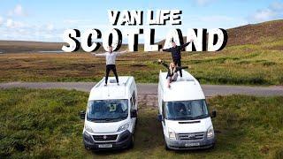 VAN LIFE SCOTLAND IN BASIC VAN SET UP! Van Life UK (NC500 Roadtrip) Ep.1