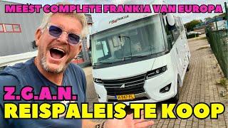 REISPALEIS TE KOOP - FRANKIA FULL OPTIONS - LUCHTVERING - E&P - 180 PK - LUXE CAMPER - DWVLOGT #294