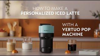 Nespresso Vertuo Pop - Over Ice Latte Coffee Preparation