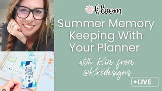 Summer Memory Keeping With Your Planner