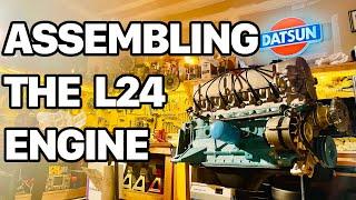 Datsun 240Z L24 Engine Rebuild Ep. 16 - Final Assembly of the L24 + Installing Peripherals