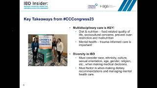 IBD Insider 2023: Patient Updates from Crohn's & Colitis Congress