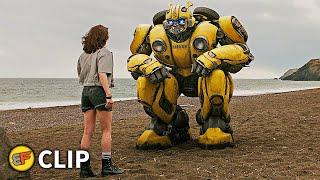 Charlie & Bumblebee - Beach Scene | Bumblebee (2018) Movie Clip HD 4K