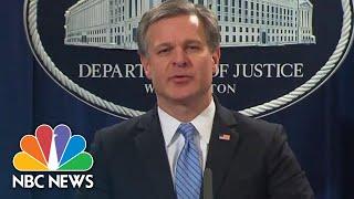 FBI Director: 13 Explosive Mail Bombs 'Were Not Hoax Devices' | NBC News