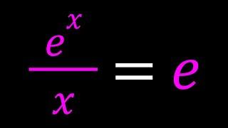 Can You Solve A Nonstandard Equation?