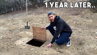 Uncovering my Underground Bunker after an ENTIRE Year..