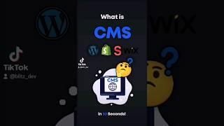 What Is CMS In 30 Seconds! ‍ #coding #programming #cms