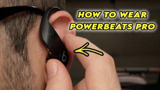 How to Wear Your PowerBeats Pro (How to Put in Ears)