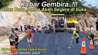 Kabar Gembira.!! Selesai Di Aspal || Jalan Batu Jomba Segera Di Buka