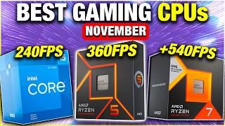 5 Best CPUs for Gaming PC Builds in November 2024!