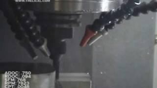 Helical Solutions Video 316 Stainless Running at 150 IPM