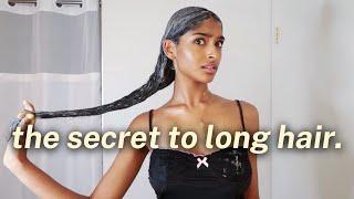 HAIR GROWTH SECRETS / weekly natural routine for long, healthy, shiny hair FAST 🪴