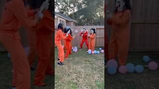 We snuck into Mr creepy eyes gender reveal #shorts