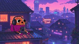 Retro Lofi Radio Hip Hop  Vintage Vibes & 1980s & 90s Tokyo Town Ambience  Lofi Rain Playlist