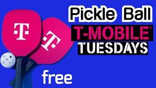 T-Mobile Tuesday's Free Pickleball Set