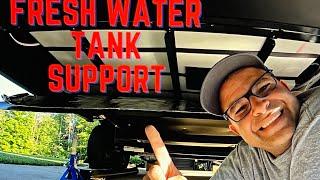 Easy Fresh Water Tank Support (Rockwood Mini Lite) #rvlife #werv #rockwood