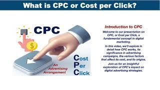 What is CPC or Cost Per Click