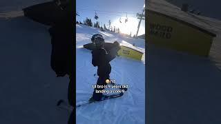 @sam.beck1 can do one corked spin for year he has been on the earth .#ski #skiing #snowboard #snow