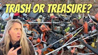 Turning Customers Abandoned Trash Into MY Treasure! Chainsaw Repair