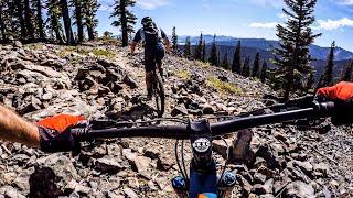 Lake Tahoe delivers an ALL-TIME surprise | Mountain Biking the Tahoe Rim Trail