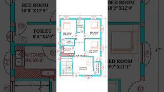 30x40 simple house plan | 30 by 40 house design ideas | 30*40 house plan #homedesign #housedesign