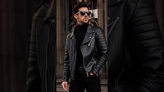 LEATHER JACKETS IDEAS | Leather Jacket Men | leather jacket outfit | leather jacket #shorts