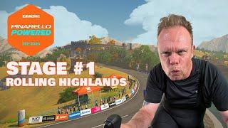 Zwift - ZRacing - Pinarello Powered  - Stage 1: Rolling Highlands