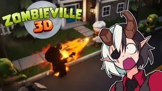 MY CHILDHOOD MOBILE GAME!! (Zombieville USA 3D - 100% achievements) #vtuber #zombieville #zombies