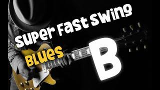 Blues Backing Track Jam - Ice B. - Super Fast Swing blues  in B