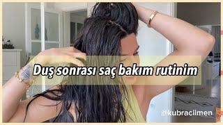 Duş sonrası saç bakımında dikkat edilmesi gerekenler | DUŞ SONRASI SAÇ BAKIM RUTİNİM