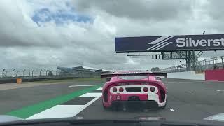 Me and Tim Harvey take a drive round Silverstone.