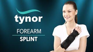 Tynor Forearm Splint for rigid and secure forearm immobilization