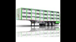 3 Axles Livestock Transport Trailer